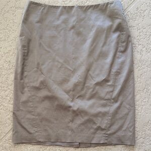 Ann Taylor Classic Gray Pencil Skirt